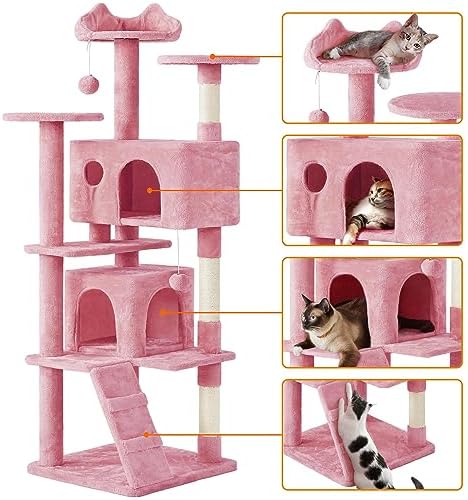 Yaheetech 70in Multi-Level Sturdy Cat Tree, Sisal Scratching Posts - Image 4