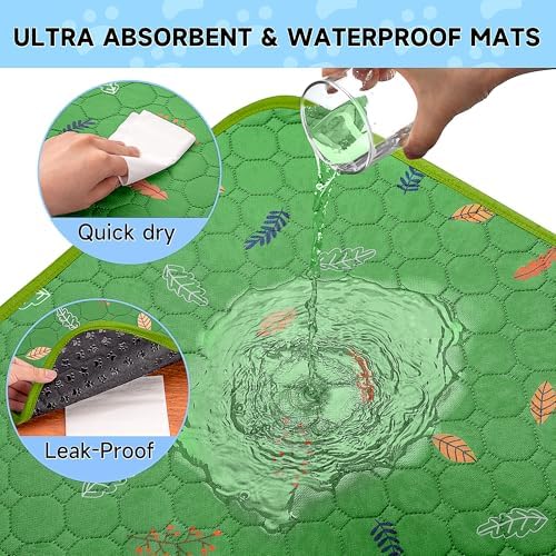 Sunheir 2-Pack Extra Large Reusable Dog Mat - Image 3