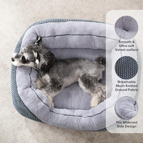 INVENHO Dog Bed Medium Size, Orthopedic Warming Soft Calming Sleeping Durable - Image 2