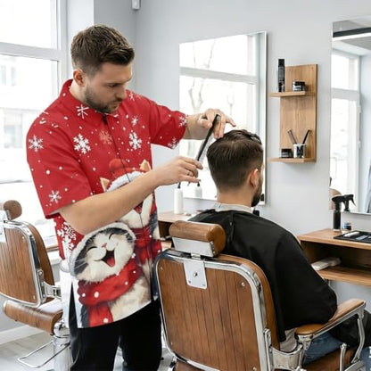 Funny Print Barber Jackets & Smocks - Image 3