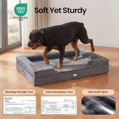 OhGeni Orthopedic Extra Large Dog Bed Couch, Memory Foam - Image 5