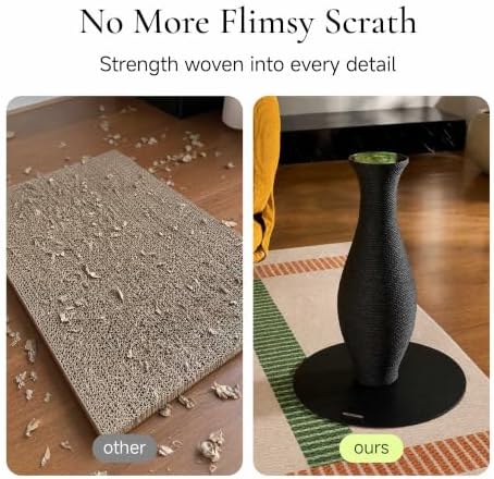 Furrytail Cat Scratching Post, Paper Rope Scratcher - Image 5