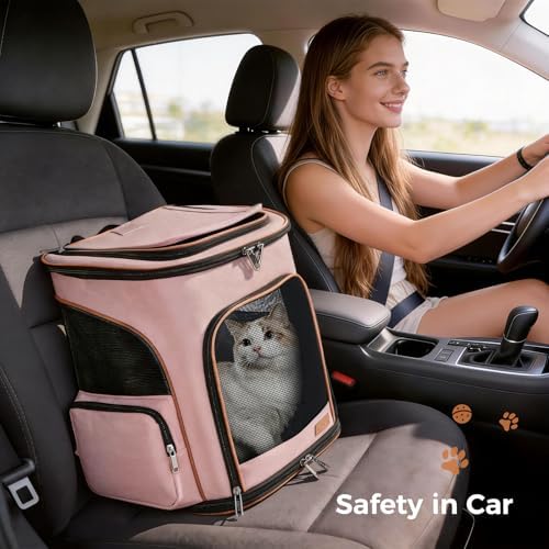 Lekereise Pet Carrier Backpack Expandable Cat Backpack Carrier - Image 5