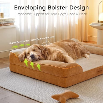 CWAWZ Extra Large Dog Bed, Orthopedic Dog Beds - Image 4