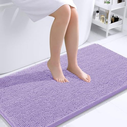 OLANLY Bathroom Runner Rugs 44x24, Extra Soft Absorbent Chenille Bath Rugs by OLANLY