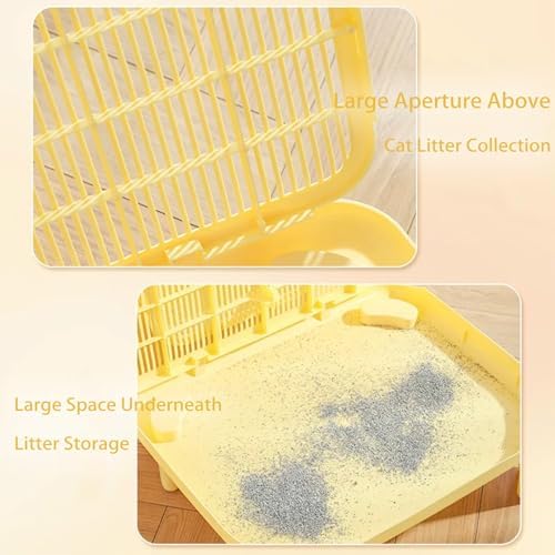 Cat Litter Mat Litter Trapping Mat, 19.69"X15.95"X5.90"Litter Box Mat, - Image 5