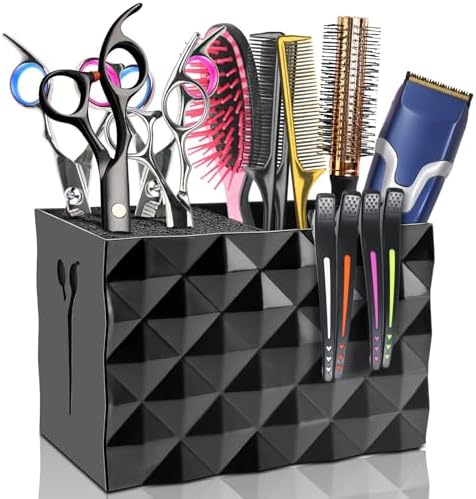NICEMOVIC Barber Scissors Holder Box, Barber Accessories Barber Supplies by NICEMOVIC