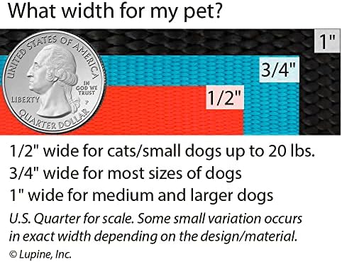Lupine Extra Small Adjustable Step in Dog Harness 1/2" Wide Aqua - Image 4