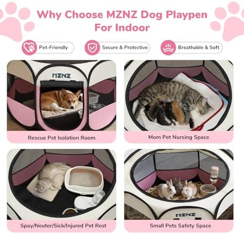 Dog Cat Small Animal Puppy Playpen Crate - Image 4