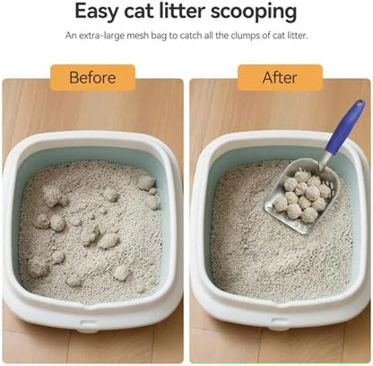 Cat Litter Scoop, Large Long Handle Kitty Metal Scooper - Image 4