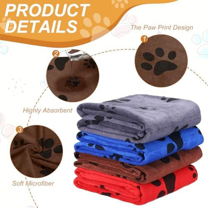 Microfiber Dog Towels Drying Dogs 40x20 in Super - Image 3
