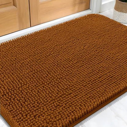 OLANLY Dog Door Mat for Muddy Paws 30x20, Super Absorbent Chenille Mud Mat by OLANLY