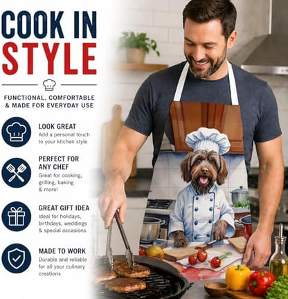 Caroline's Treasures Wirehaired Pointing Griffon The Chef Apron Cooking Kitchen - Image 2