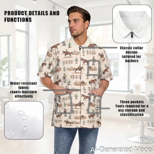 Professional Grooming Smock Unisex, Water Resistant Anti-Static - Image 5