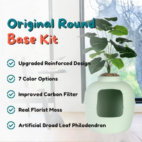 Good Pet Stuff Original Hidden Litter Box Planter, Decorative Cat Litter - Image 3
