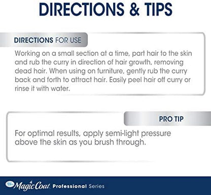 Four Paws Magic Coat Professional Series Dual-Sided Curry Brush - Image 3