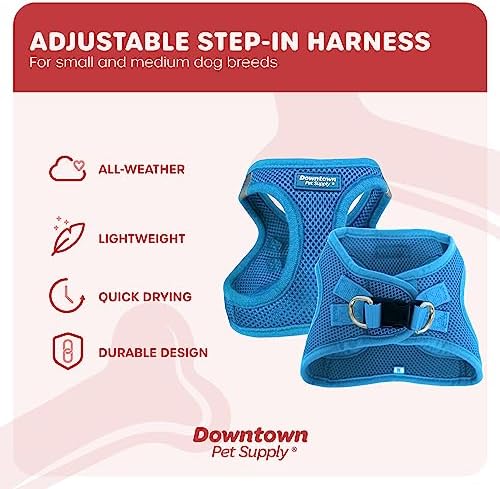 Downtown Pet Supply Step in Dog Harness No Pull, Cobalt - Image 3