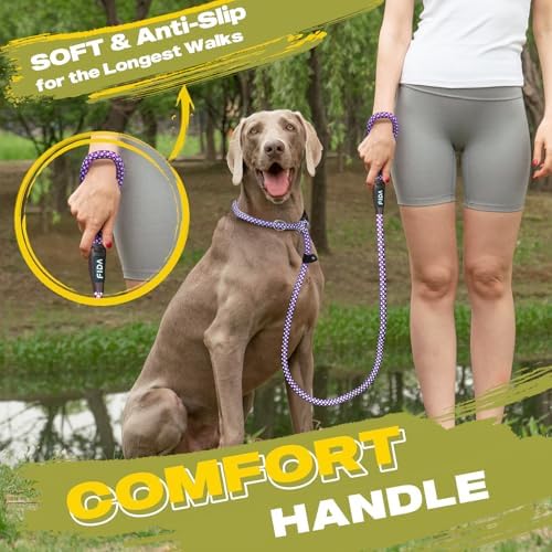 Fida Durable Slip Lead Dog Leash, 4 FT x 1/2" Dog Training Leash - Image 6