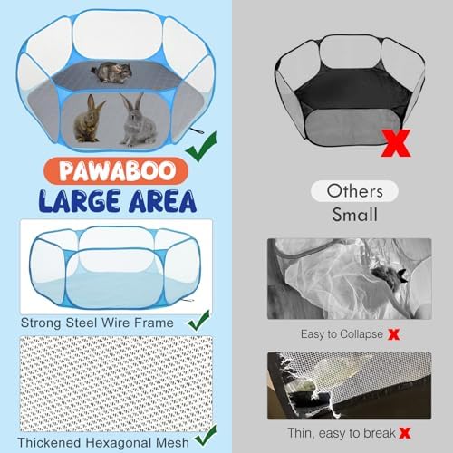 Pawaboo Small Animals Playpen - Image 3
