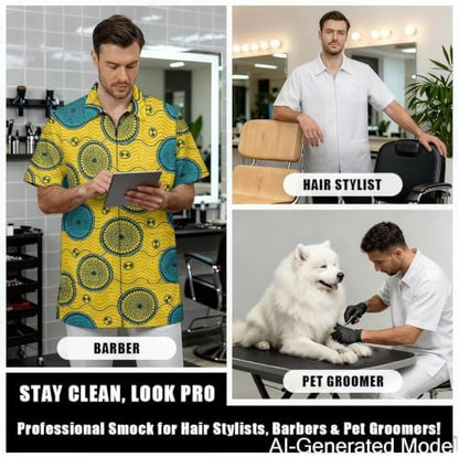 Professional Grooming Smock Unisex, Water Resistant Anti-Static - Image 4