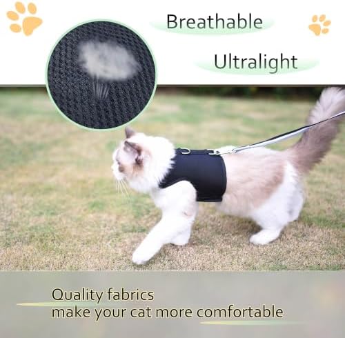 Cat Harness and Leash Set for Walking Escape Proof, Extra Large - Image 6