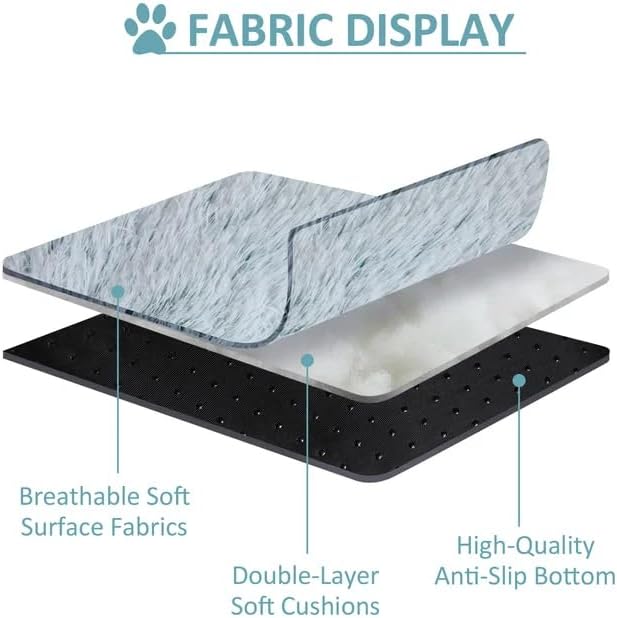 Round Fluffy Hooded Cat Bed Cave, Anti-Anxiety Cave Bed - Image 2