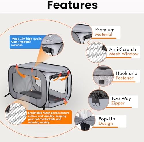 Portable Collapsible Pop Up Kennel - Image 4