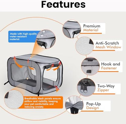 Portable Collapsible Pop Up Kennel - Image 4