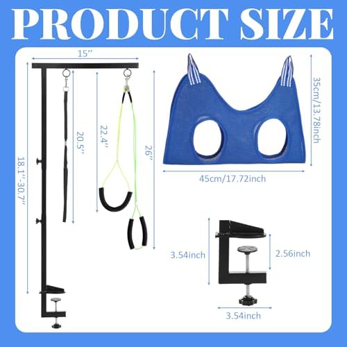 13 Pcs Adjustable Dog Grooming Arm - Image 2