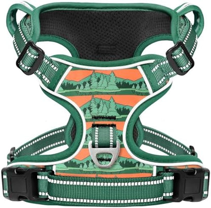 HEELE Dog Harness, No Pull Adjustable Padded Reflective Harness by HEELE