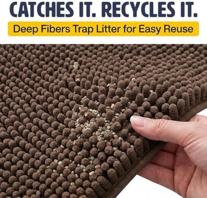 Muddy Mat® | Cat Litter Mat 18"x28", Litter Trapping Mat, Super Absorbent - Image 4