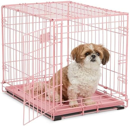 Midwest 24-Inch Pink Single Door iCrate, by MidWestHomesForPets
