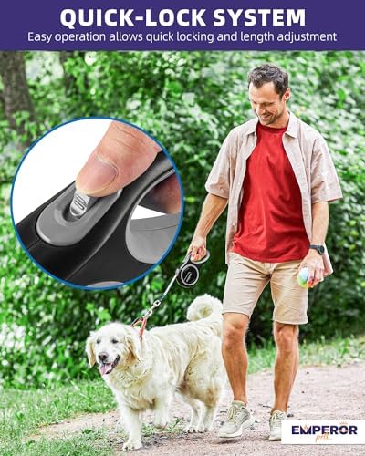 Emperor Pets Retractable Dog Leash, 16 ft - Image 3