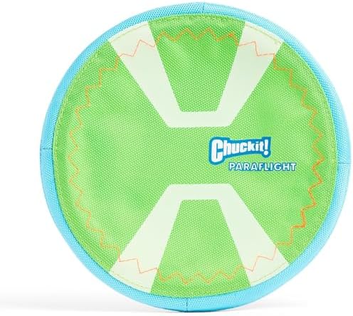 Chuckit! Max Glow Paraflight Flying Disc Dog Toy by Chuckit