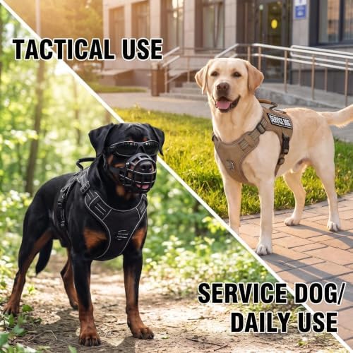 Dog Harness and Leash Set for Medium Dogs, No Pull Tactical Dog Harness - Image 2