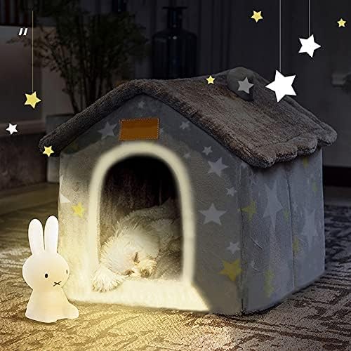 BXEBUI Dog House Indoor Memory Sponge, Foldable Dog House Kennel Bed Mat - Image 6