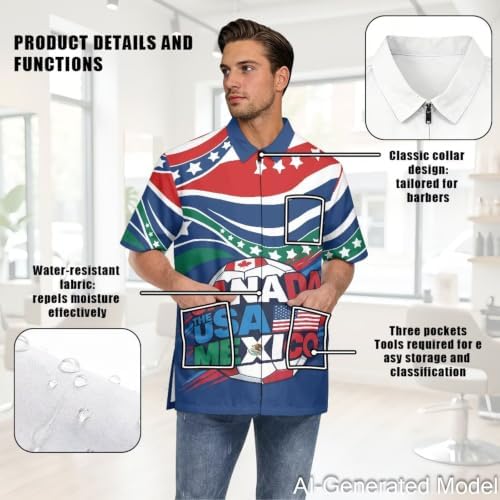 Professional Grooming Smock Unisex, Water Resistant Anti-Static - Image 5