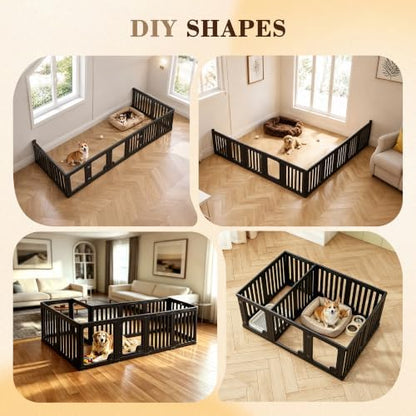 Heeyoo Clear Acrylic Dog Playpen - Image 6