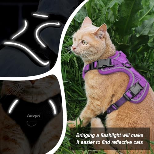 Cat Harness and Leash for Walking, The Upgrade Can be Adjusted in Four - Image 3