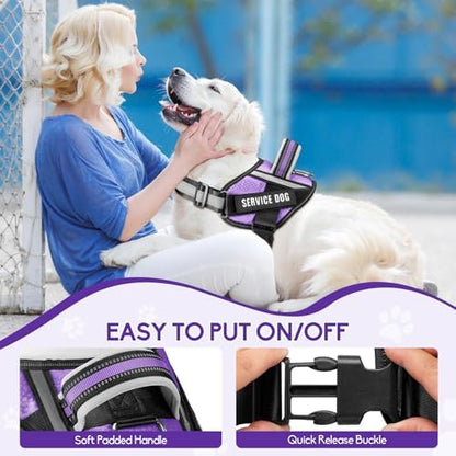 Service Dog Vest Harness and Leash Set, Animire in Training Dog Harness - Image 4