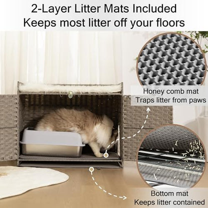 Furriends Cat Litter Box Enclosure - Image 3
