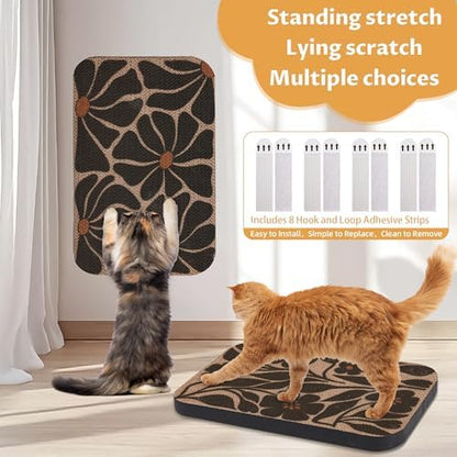 2 Pack Cat Wall Scratcher, Art Cat Scratching Board - Image 3