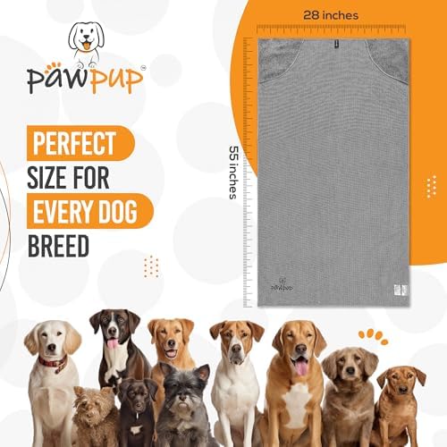 Dog Towels for Drying Dogs Super Absorbent Microfiber Pet Grooming Towel for - Image 3