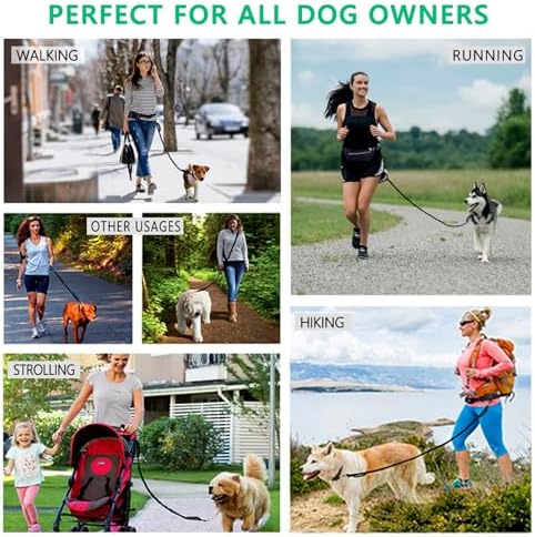 LANNEY Hands Free Dog Leash, Waist Running Leash - Image 7