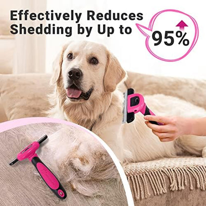 MIU COLOR Pet Grooming Brush, Deshedding Tool - Image 3