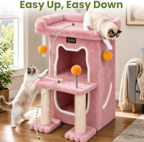 Small Cat Tree Tower Scratching Post - Image 6