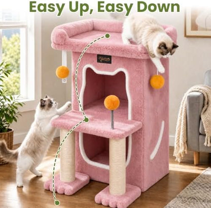 Small Cat Tree Tower Scratching Post - Image 6