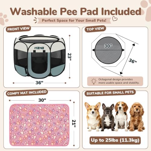 Dog Cat Small Animal Puppy Playpen Crate - Image 2