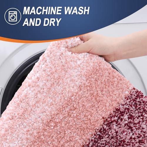 OLANLY Bathroom Runner Rug 70x24, Extra Soft Absorbent Microfiber Bath Rugs - Image 5