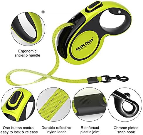 360° Tangle-Free, Heavy Duty Retractable Dog Leash - Image 3